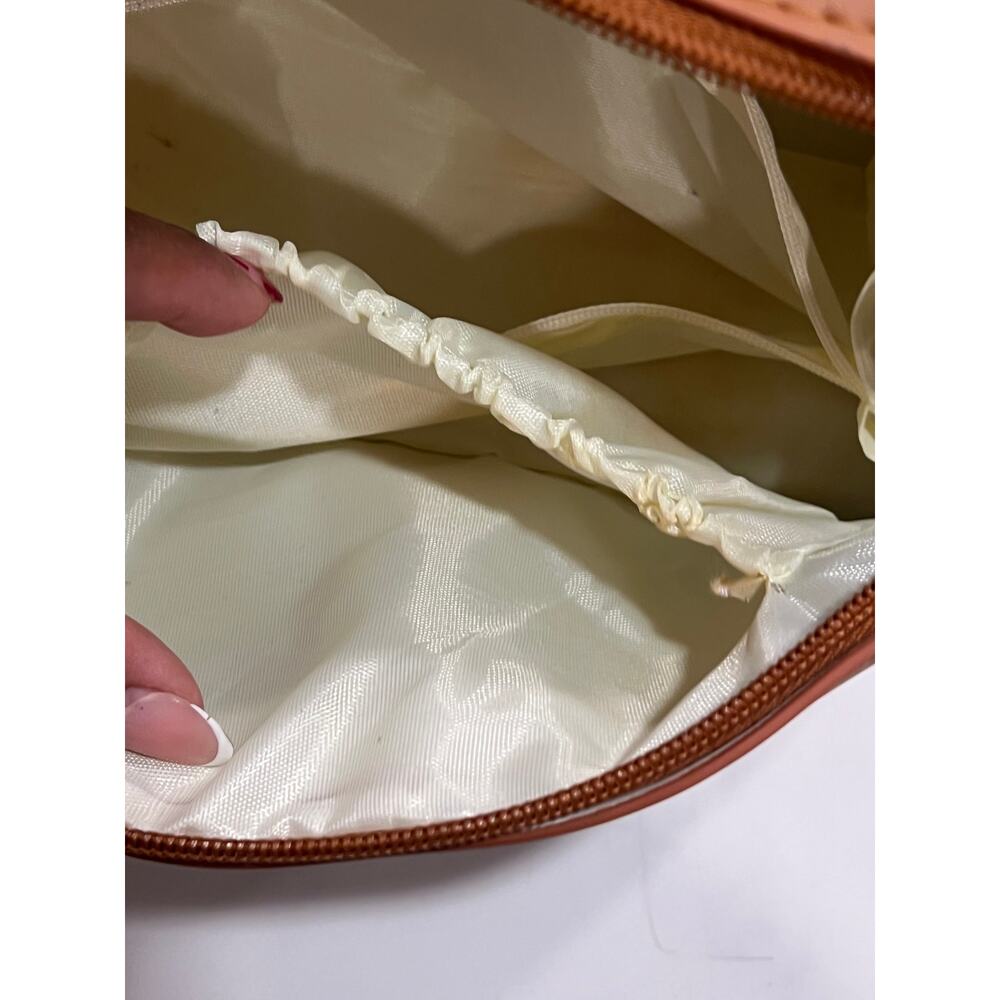 Rose of No Man's Land Beauty Bag Cosmetic Travel Toiletry Multi Pocket Brown - Picture 4 of 9